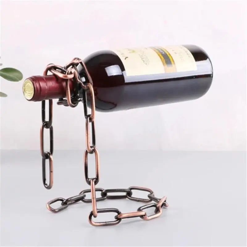 Vintage Wine Bottle Holder - GeniePanda