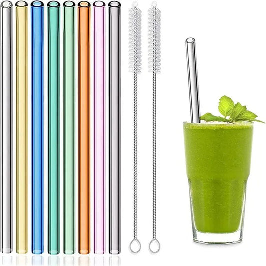 EcoSmooth Glass Straw Set