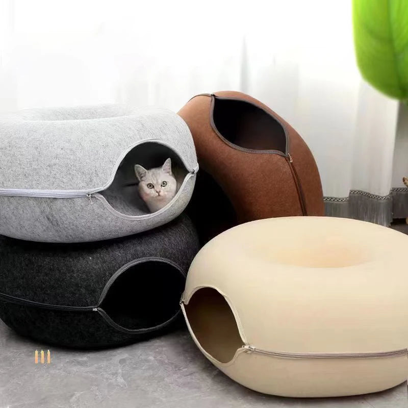 GauGau™ Large Cat Tunnel Bed for Indoor Cats