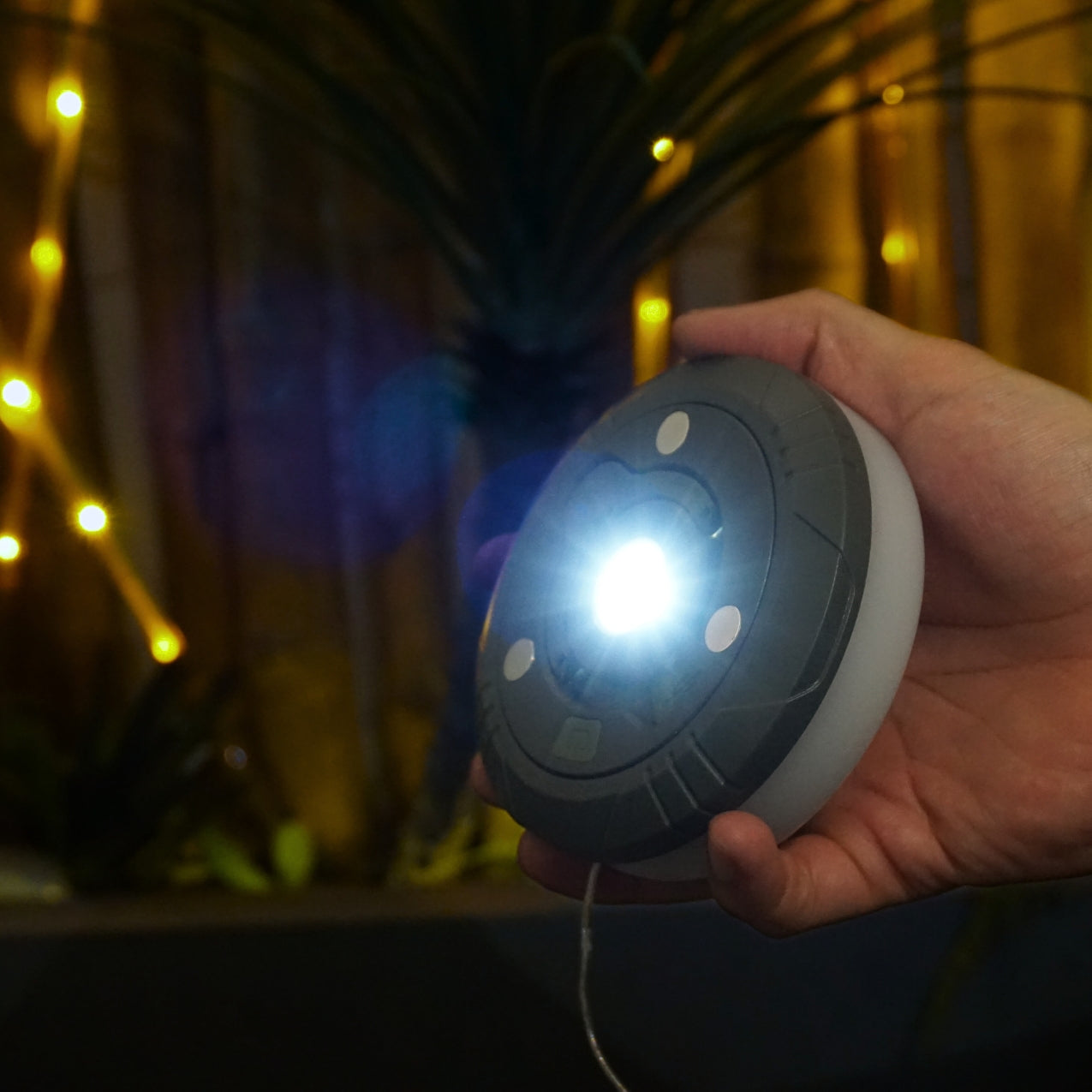 Retractable Camping Lights: All-in-One Warm & RGB Modes - GeniePanda