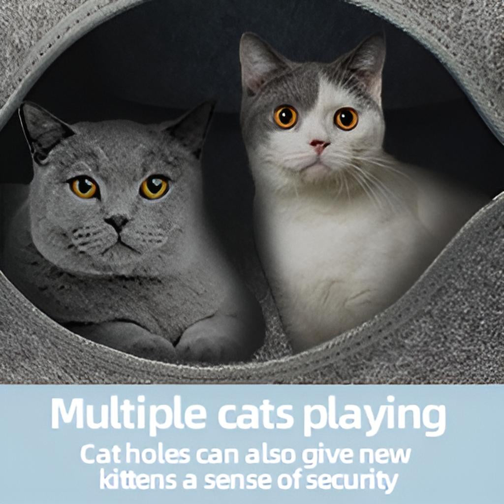 GauGau™ Large Cat Tunnel Bed for Indoor Cats - GeniePanda