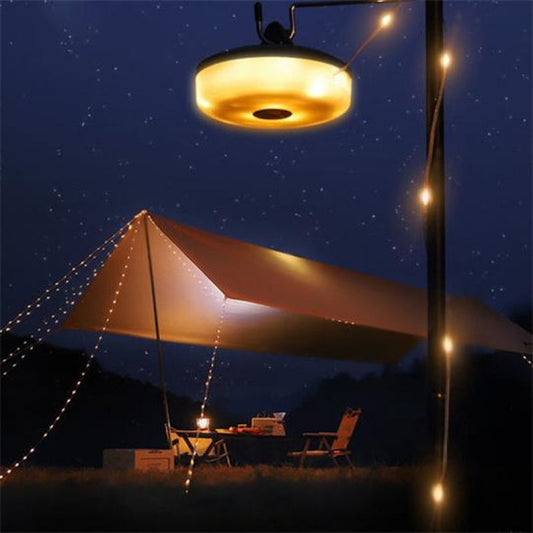 Retractable Camping Lights: All-in-One Warm & RGB Modes - GeniePanda