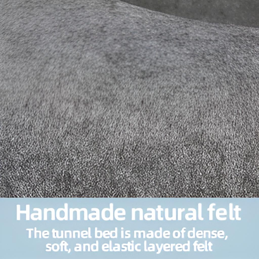 GauGau™ Large Cat Tunnel Bed for Indoor Cats - GeniePanda