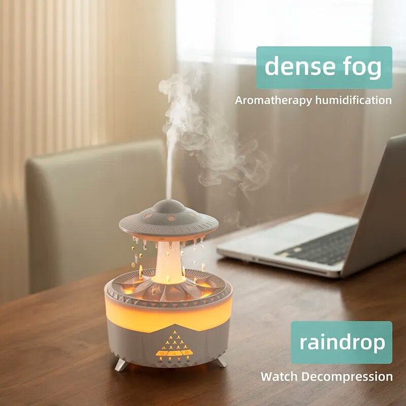 Rain Cloud Mushroom Humidifier Diffuser - GeniePanda