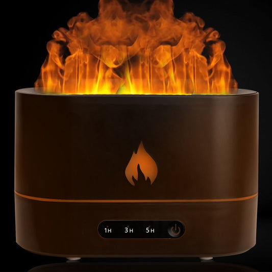 Flame Effect Cool Mist Humidifier - GeniePanda