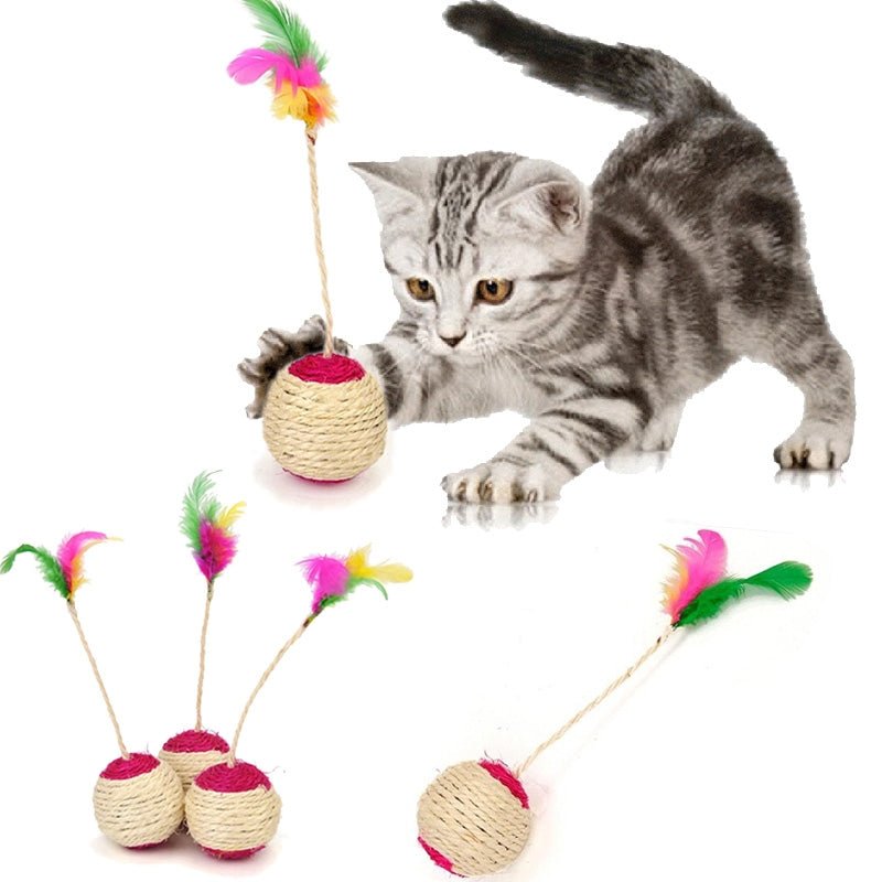 Cat Scratching Ball Toy - GeniePanda