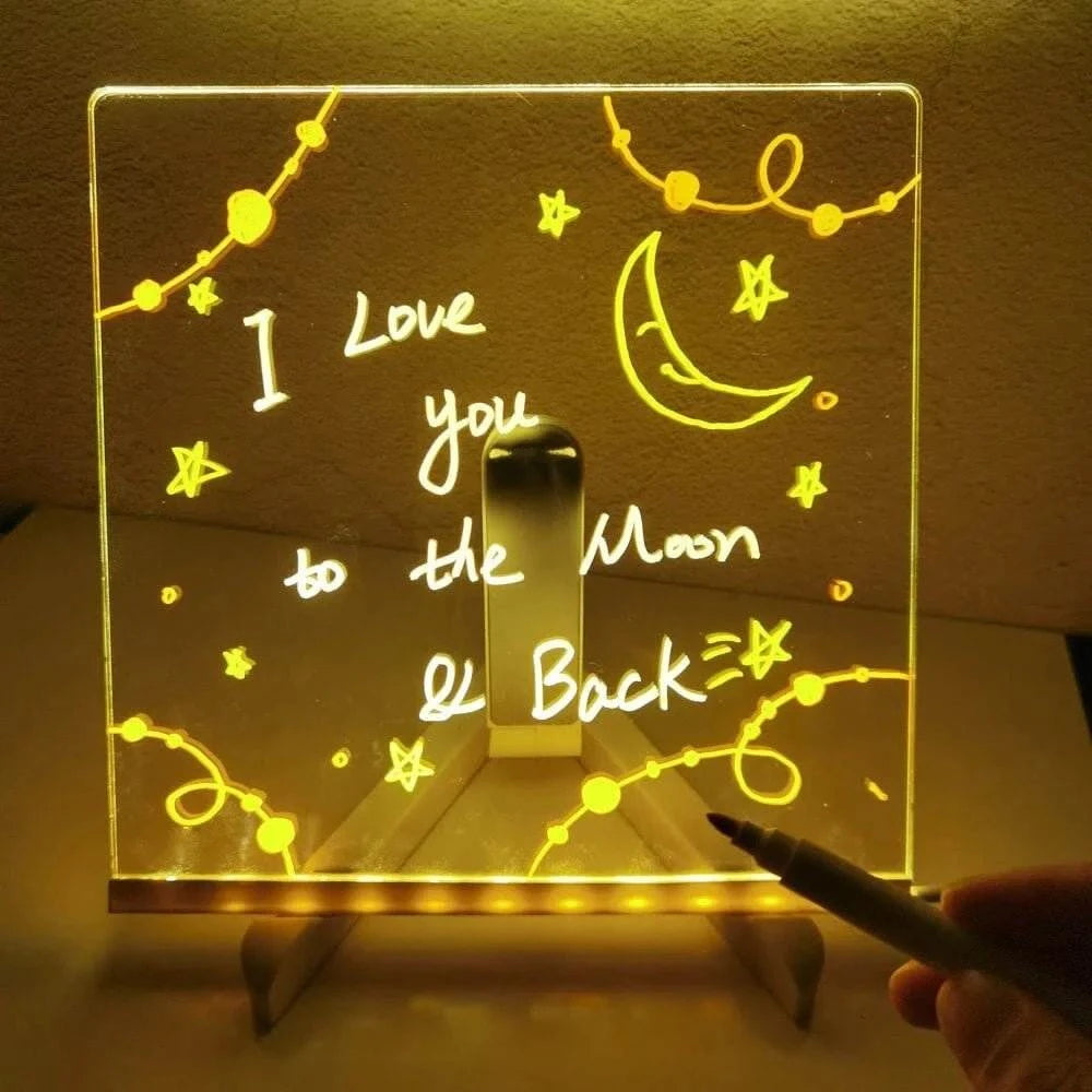 LED Note Board with Colors - GeniePanda