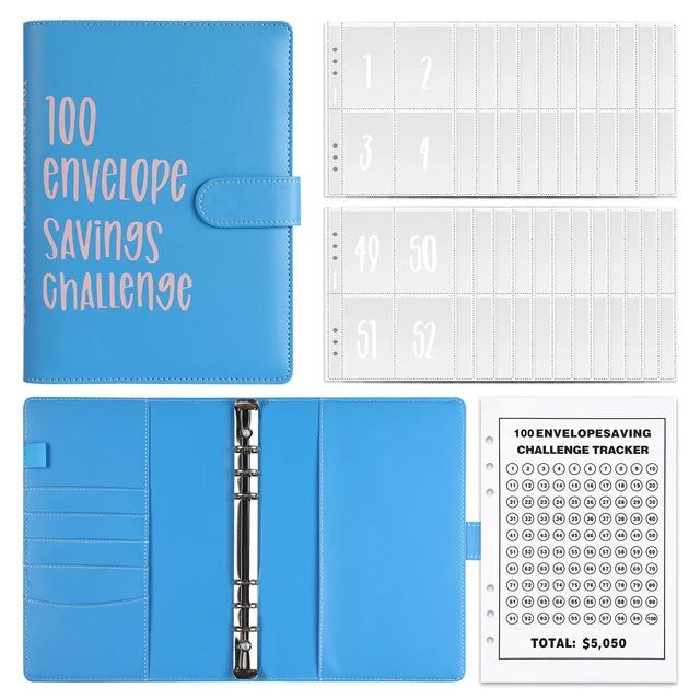 100 Envelope Savings Challenge Binder