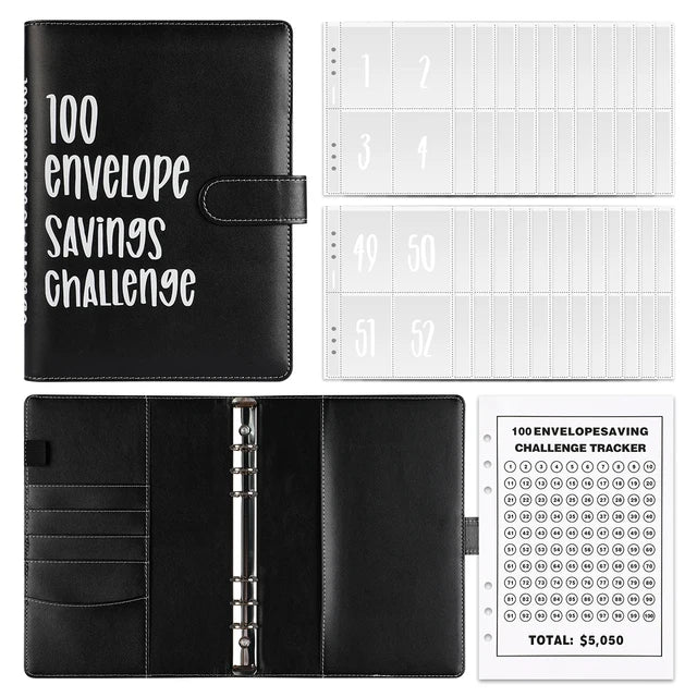 100 Envelope Savings Challenge Binder