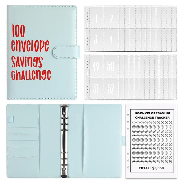 100 Envelope Savings Challenge Binder