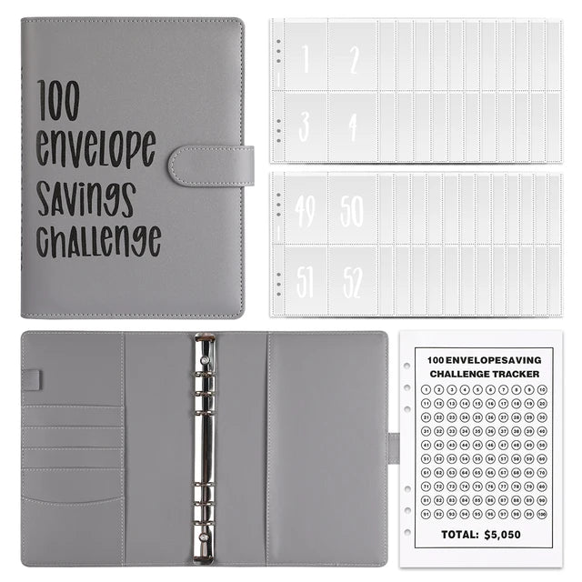 100 Envelope Savings Challenge Binder