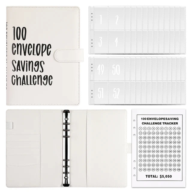 100 Envelope Savings Challenge Binder