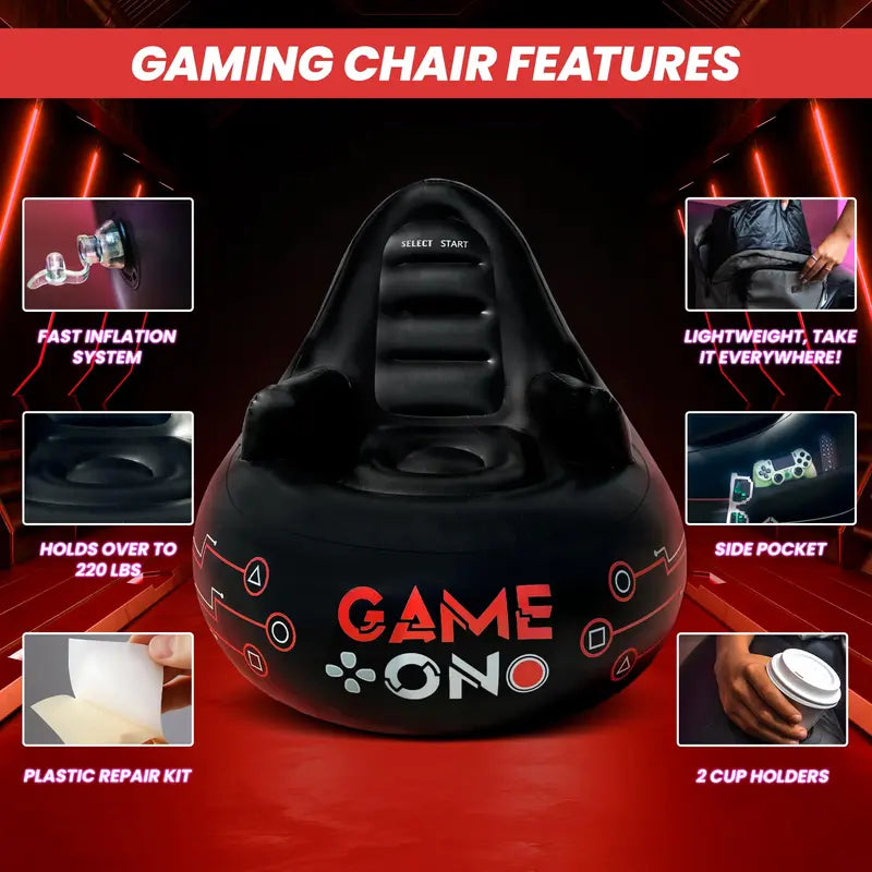 FRANFUSION Inflatable Gaming Chairs for Adults, Kids & Teens of All Ages