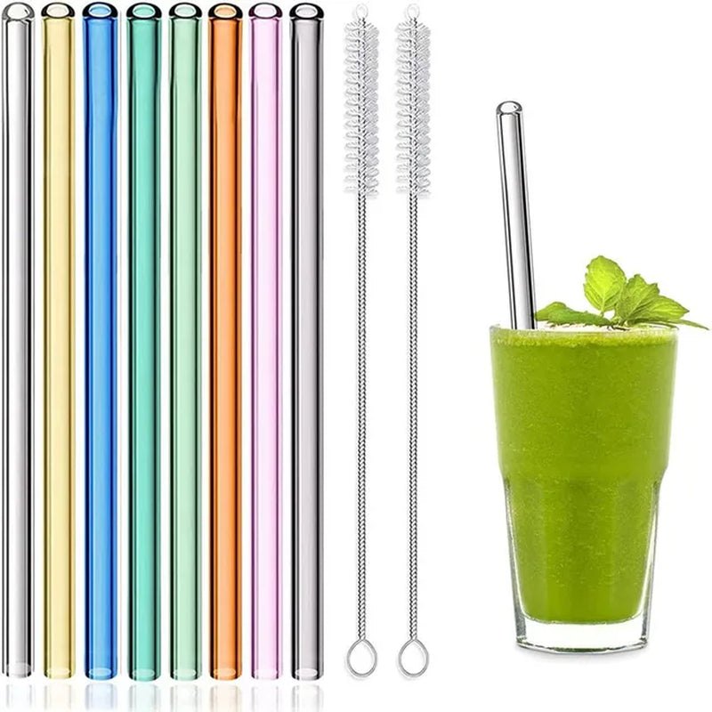 EcoSmooth Glass Straw Set