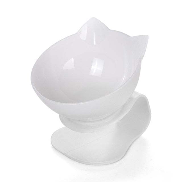 Pet Double Cat Bowl With Raised Stand - GeniePanda