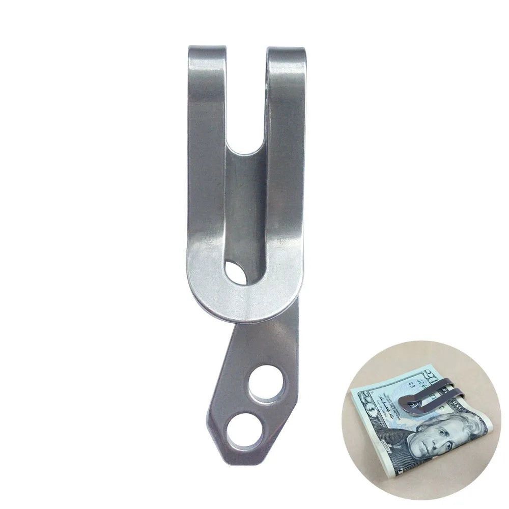 Money Clip Belt EDC Keychain Wallet Cash Hanger Pocket Holder Bottle Can Beer Opener Multi Tool Multipupose Gear