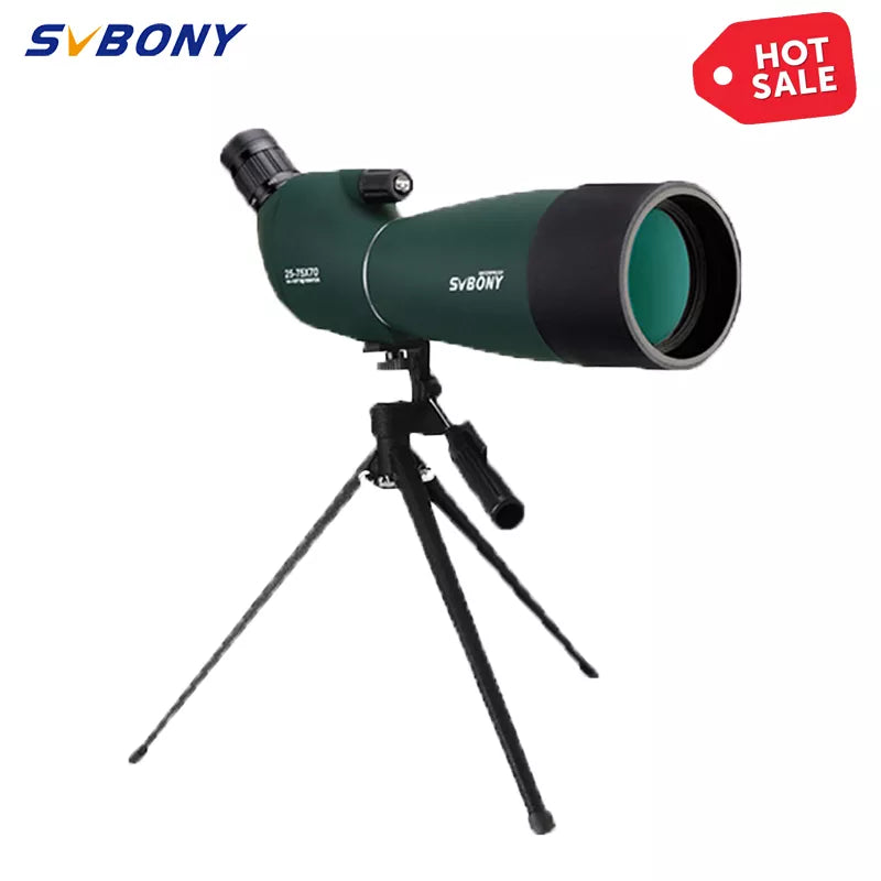 SV28 50/60/70/80 Spotting Scope Zoom Telescope Powerful Waterproof Long Range PORRO Prism for Shooting Camping Equipment