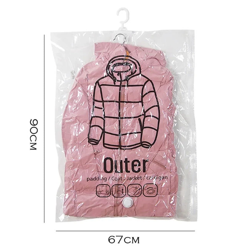 Closet Organizer - Vacuum Bags for Storing Clothes