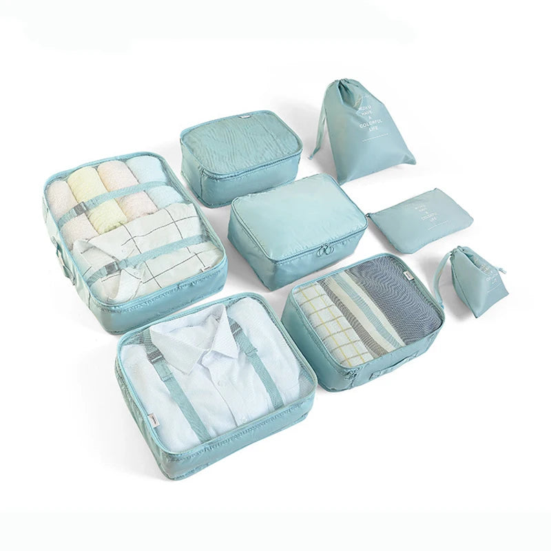 8PCS Travel Organizer Bags Set