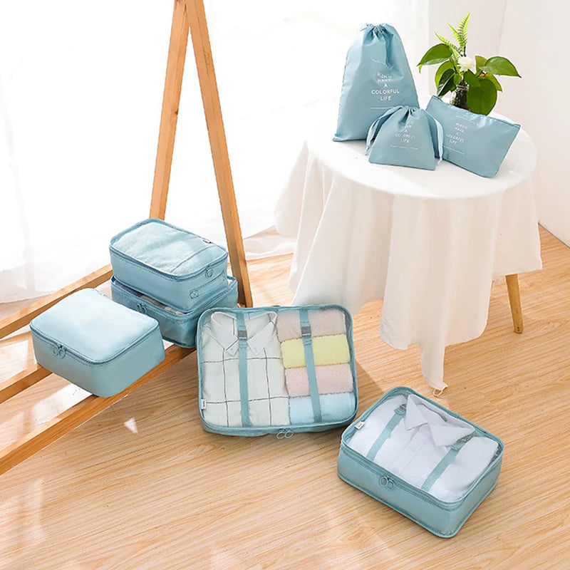 8PCS Travel Organizer Bags Set