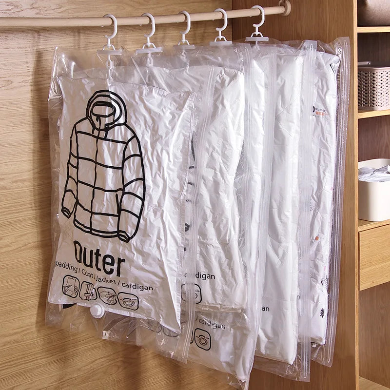 Closet Organizer - Vacuum Bags for Storing Clothes