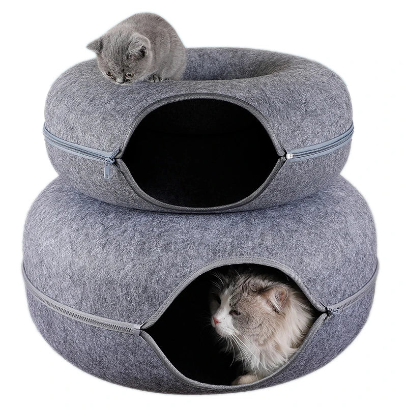 GauGau™ Large Cat Tunnel Bed for Indoor Cats