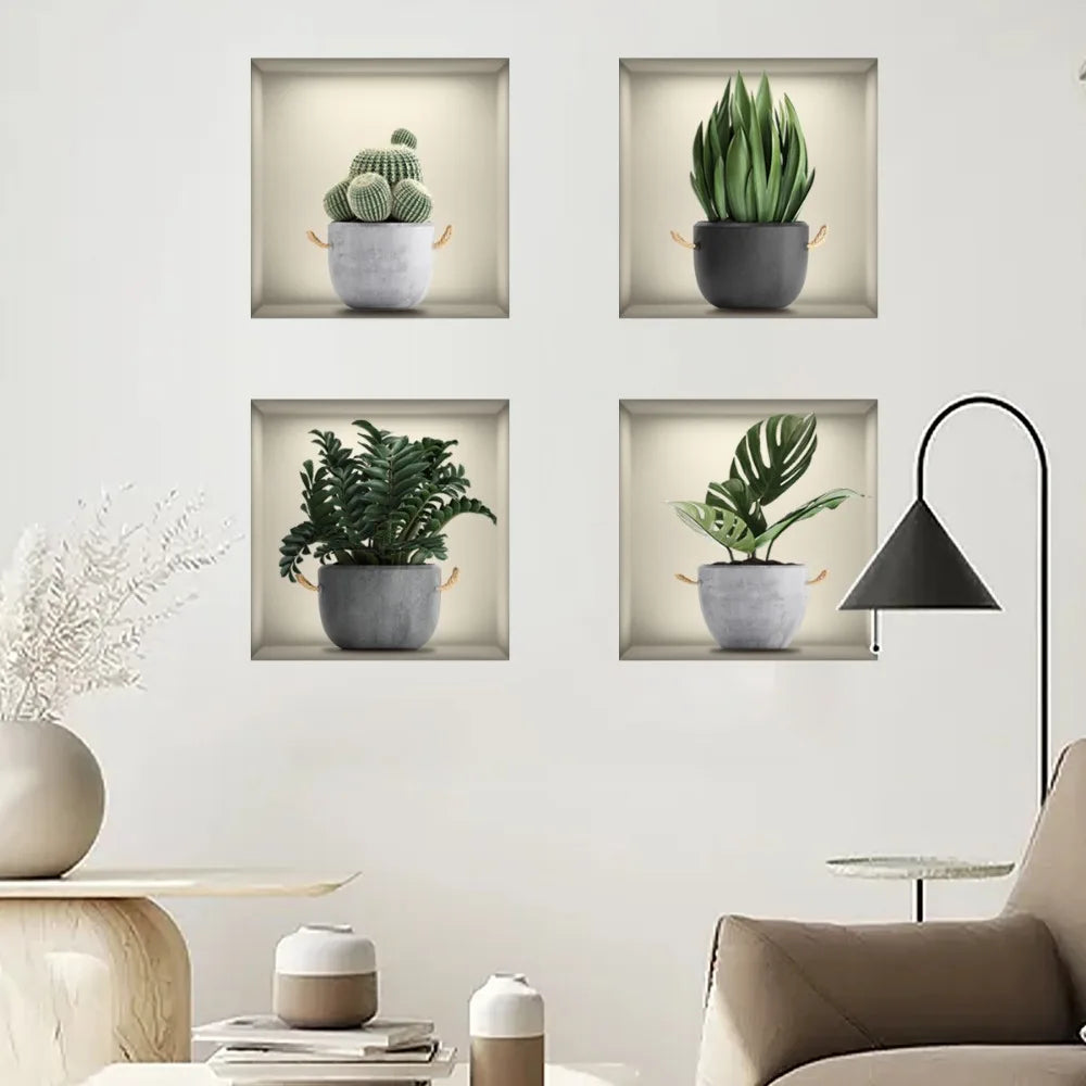 GreenBloom™ 3D Plant Wall Stickers