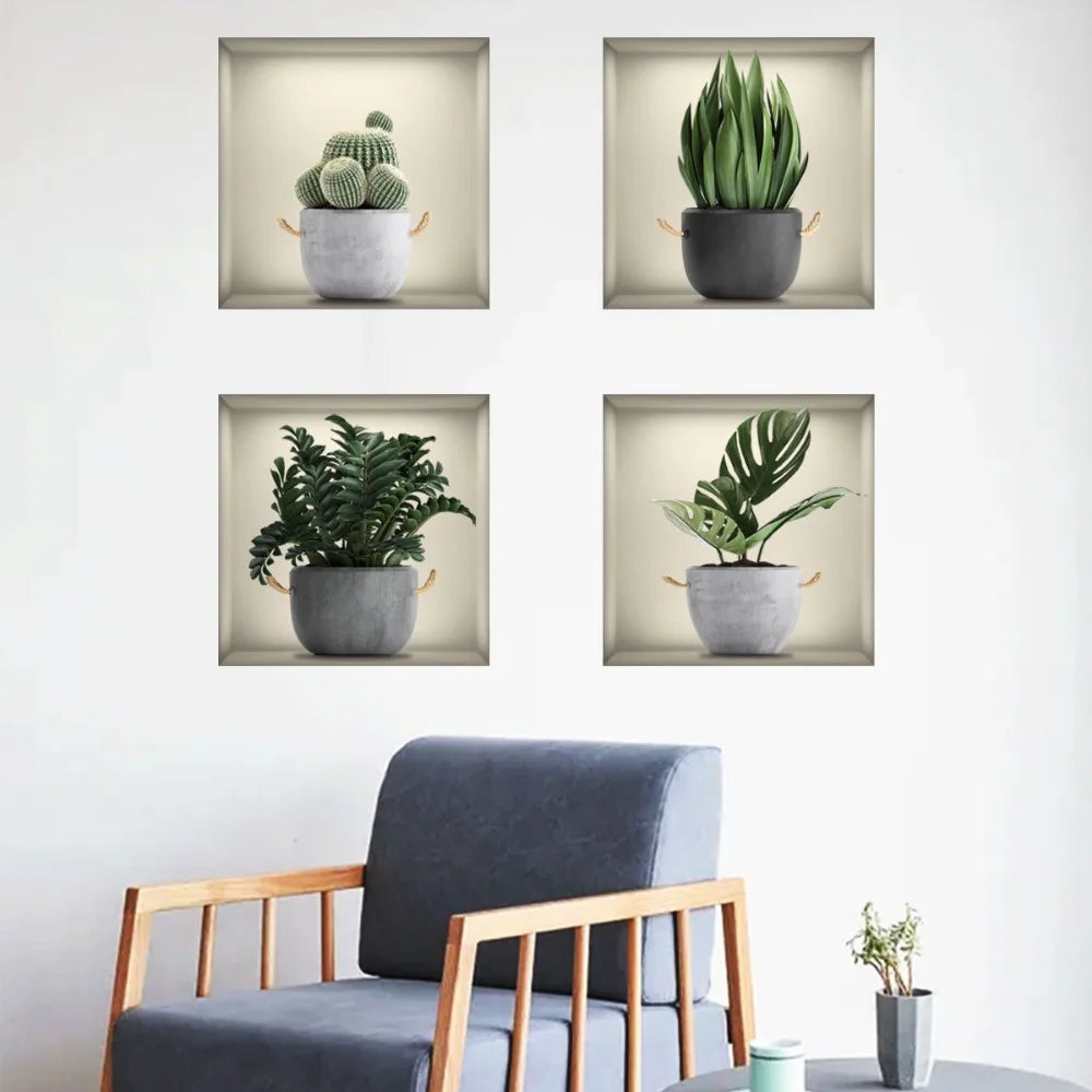 GreenBloom™ 3D Plant Wall Stickers