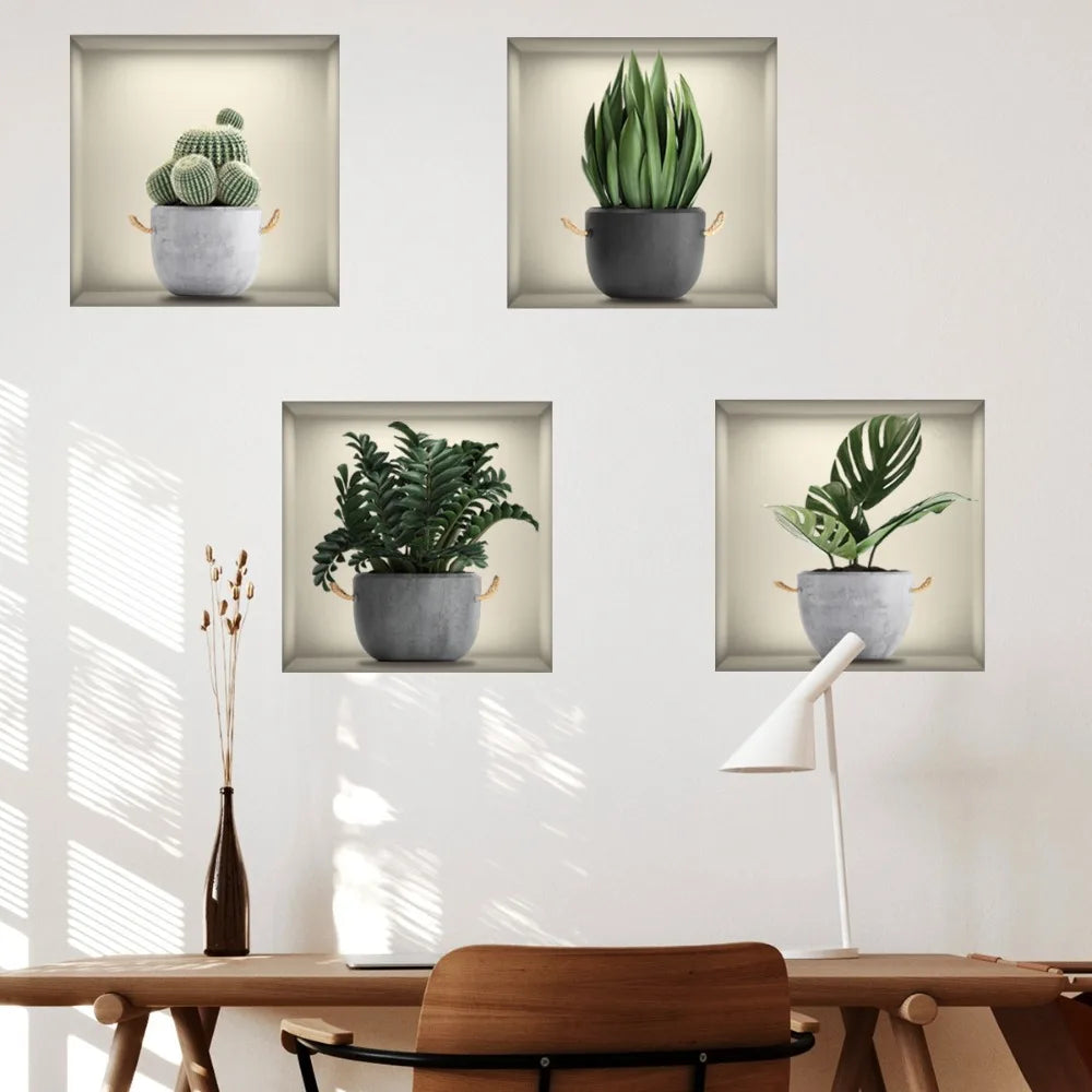 GreenBloom™ 3D Plant Wall Stickers