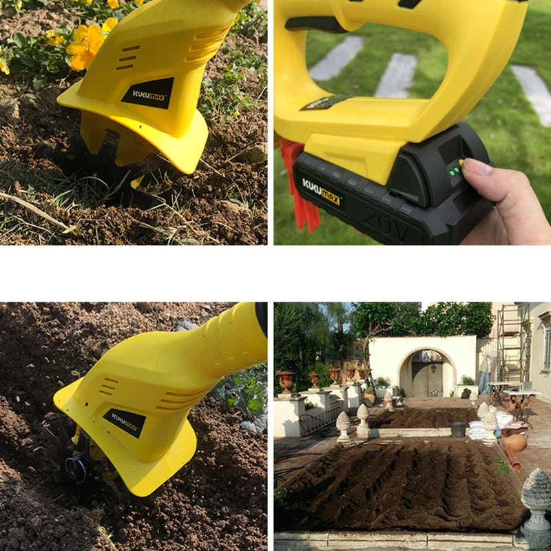 Cordless Tiller Electric Cultivator