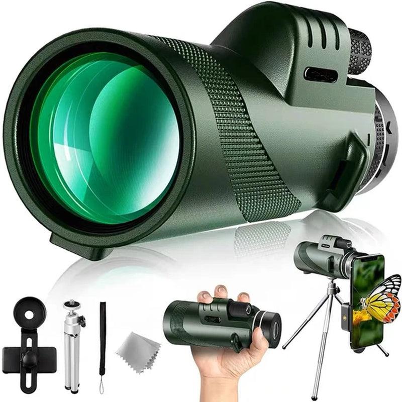 NightScope Pro 80x100: High-Resolution Smartphone Monocular - GeniePanda