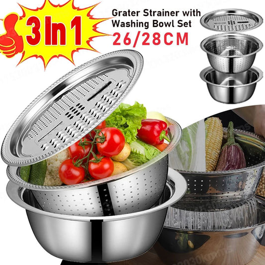 3 in 1 Multifunctional Vegetable Slicer - GeniePanda