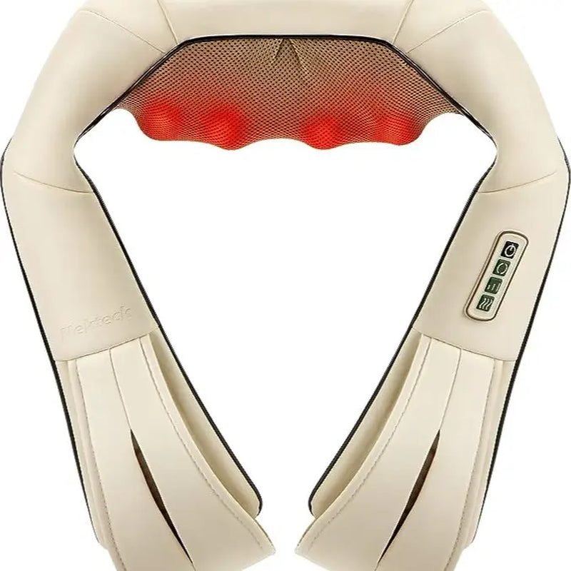 Neck Shoulder Back Massager with Heat - Shiatsu Massager Adjustable Relaxing Gift Plug-In Comfort