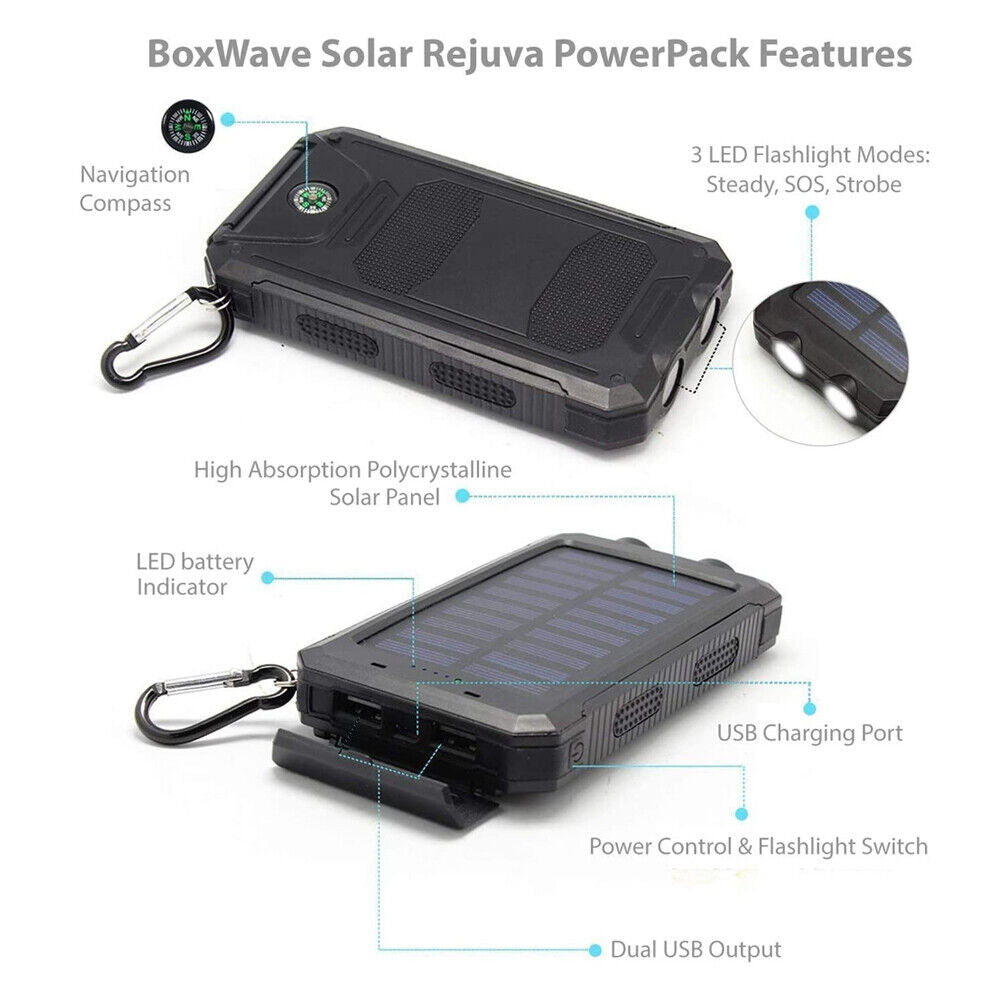 SunVault 20K™ : The Ultimate Solar Power Bank for Your Adventures - GeniePanda