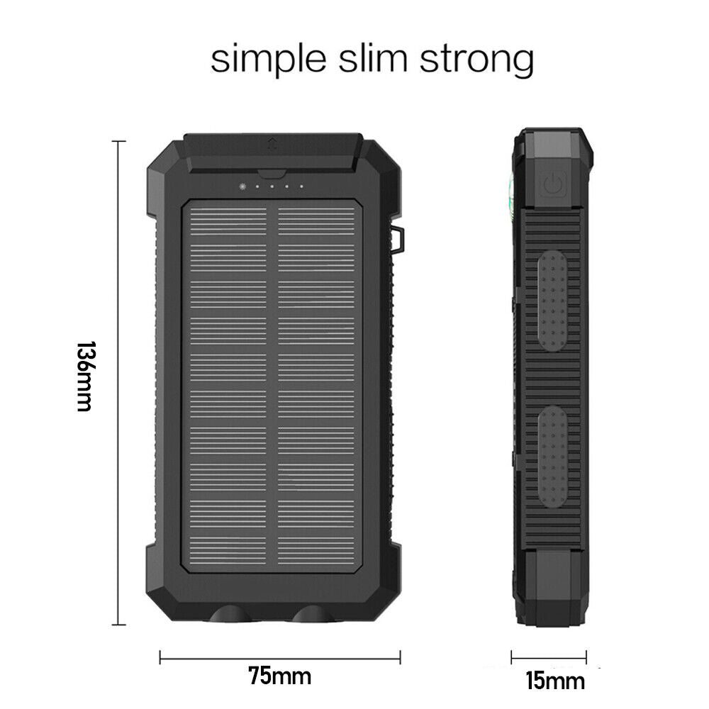 SunVault 20K™ : The Ultimate Solar Power Bank for Your Adventures - GeniePanda