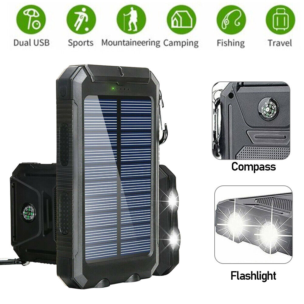 SunVault 20K™ : The Ultimate Solar Power Bank for Your Adventures - GeniePanda