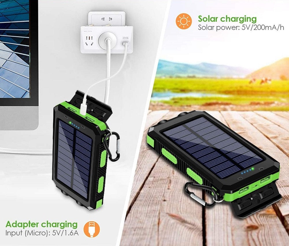 SunVault 20K™ : The Ultimate Solar Power Bank for Your Adventures - GeniePanda