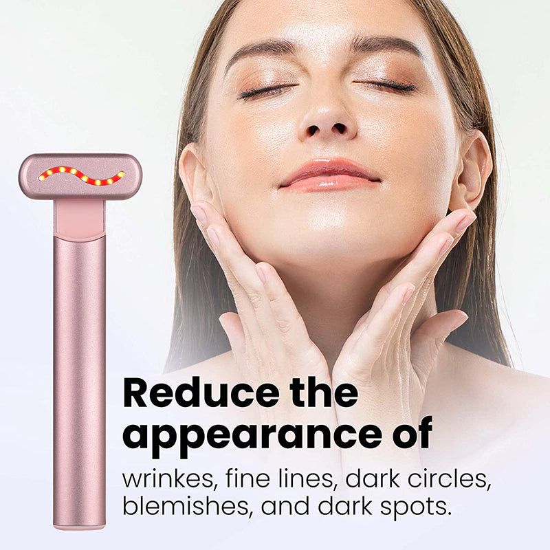 4-in-1 Red Light Therapy Skincare Wand - GeniePanda