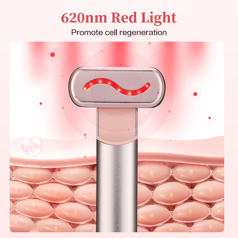 4-in-1 Red Light Therapy Skincare Wand - GeniePanda