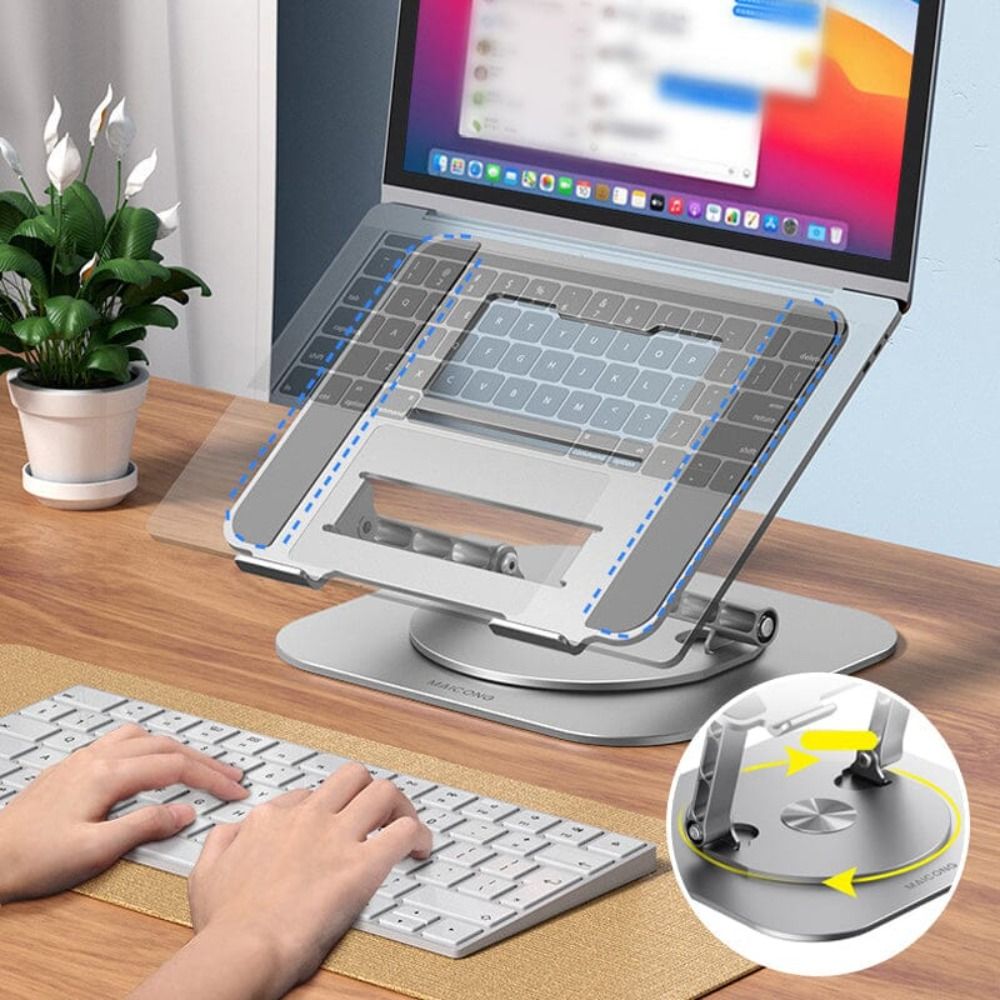 Laptop Stand Aluminum Alloy Rotating Bracket - GeniePanda