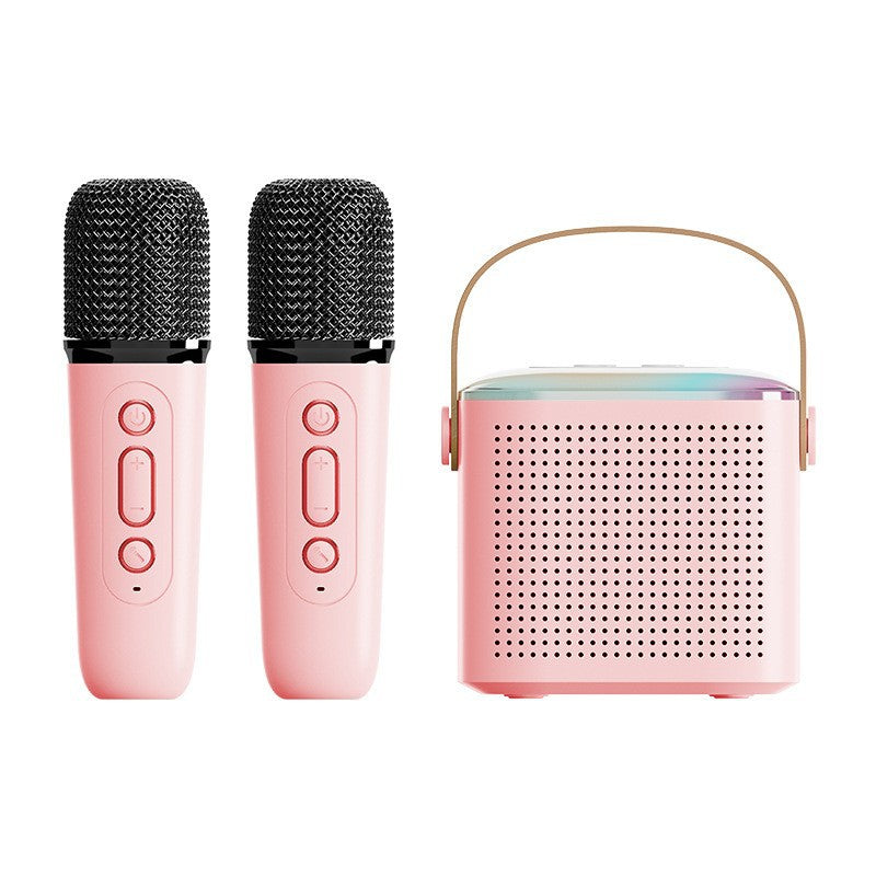 🎵Mini Karaoke Machine for Kids with Wireless Microphones - GeniePanda