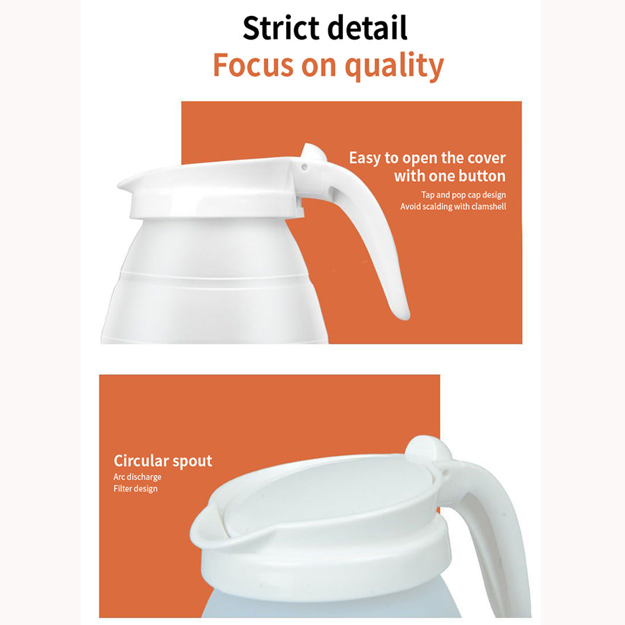 Portable Electric Kettle With Universal Plug - GeniePanda