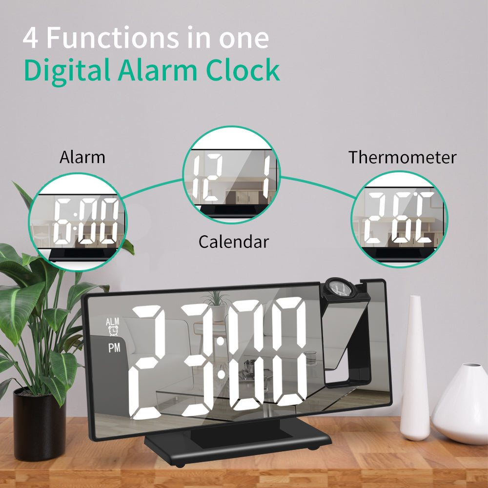 Smart Digital Projection Clock - GeniePanda