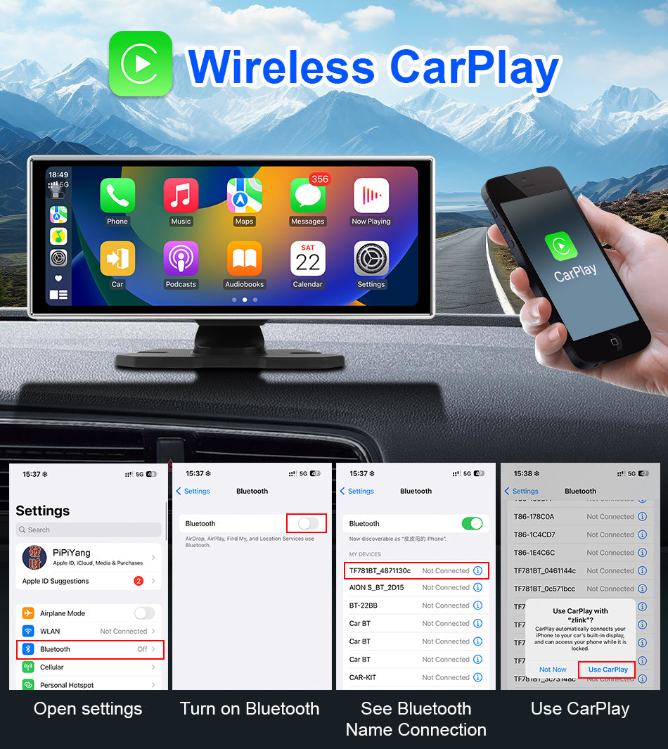 JMCQ ClearView™ 4K Dual Lens Car DVR