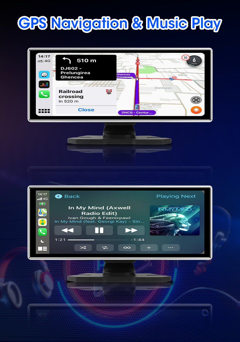 JMCQ ClearView™ 4K Dual Lens Car DVR
