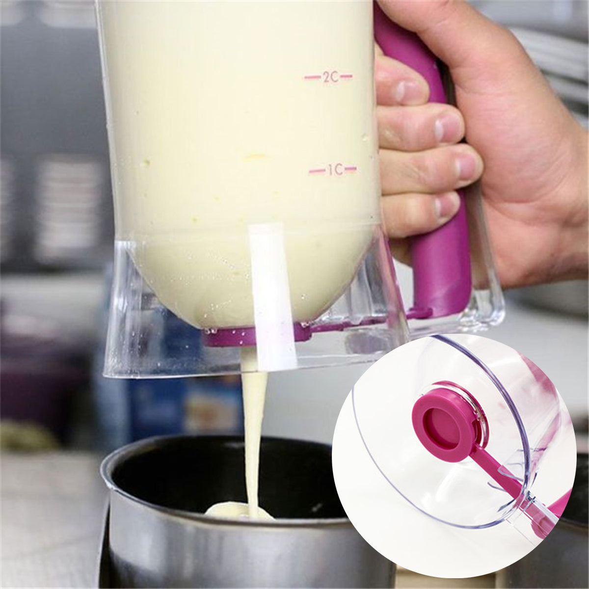 🧁Batter Cupcake Pancake Cake Separator Dispenser Tool - GeniePanda