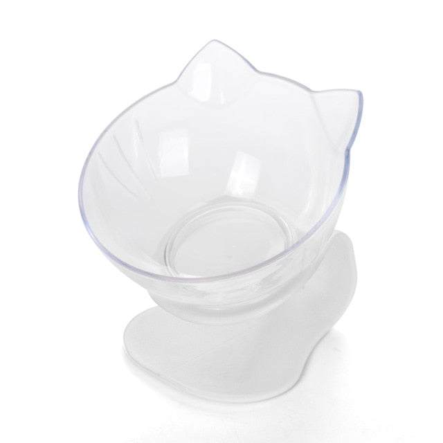 Pet Double Cat Bowl With Raised Stand - GeniePanda