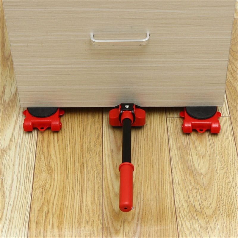 MoveMaster™ 5-in-1 Heavy Furniture Lifter & Roller Set - GeniePanda