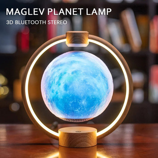 Magnetic Levitating Moon Light Bluetooth Speaker - GeniePanda