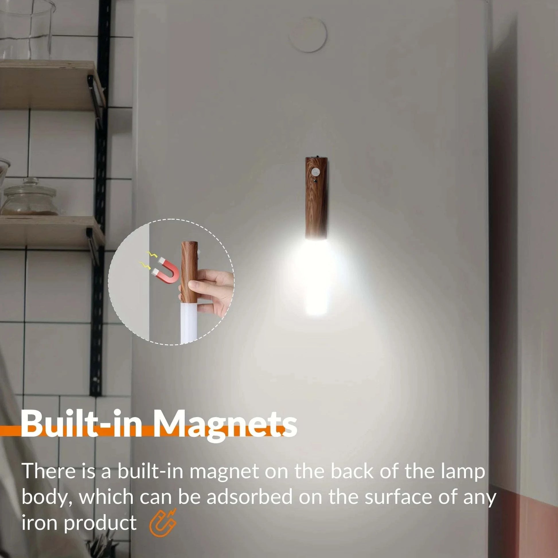 Wood Motion Sensor Light - GeniePanda